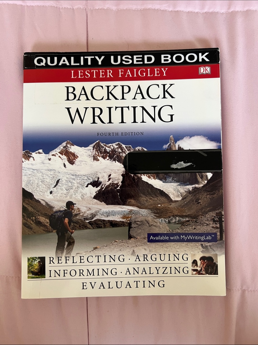Backpack Writing Book by Lester Faigley - White/Red Cover